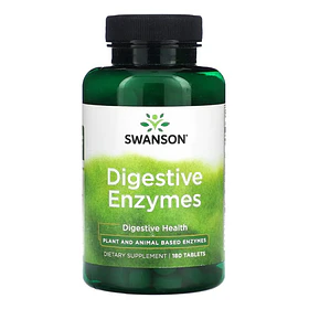 Swanson- Enzimas Digestivas 180 Comprimidos