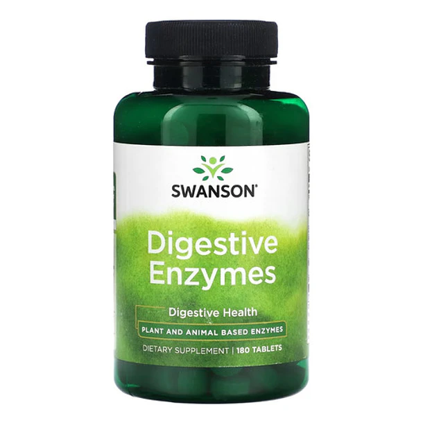 Swanson- Enzimas Digestivas 180 Comprimidos 1