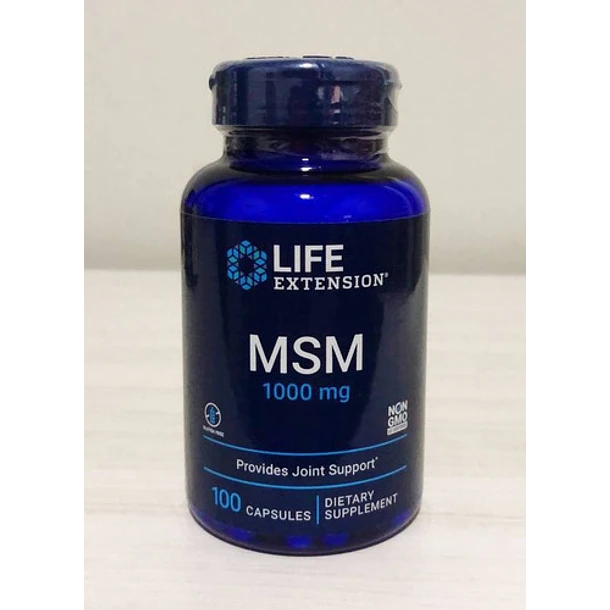 Msm 1000 Mg De Azufre Orgánico 100 Cápsulas Life Extension 2