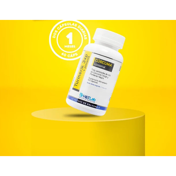 Hytlab - Turmerik 3xp Cúrcuma Liposomal + Pimienta 60caps 2