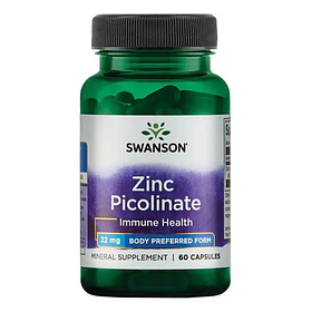 Swanson - Zinc Picolinato 22mg 60caps