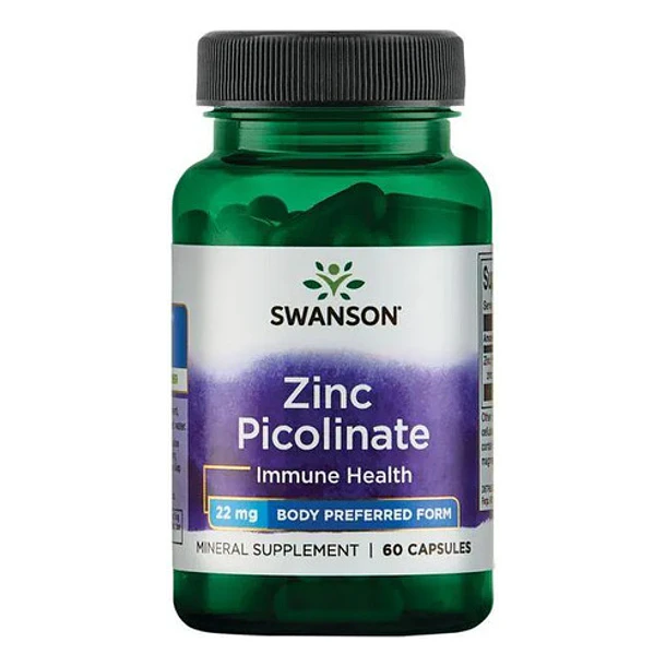 Swanson - Zinc Picolinato 22mg 60caps 1