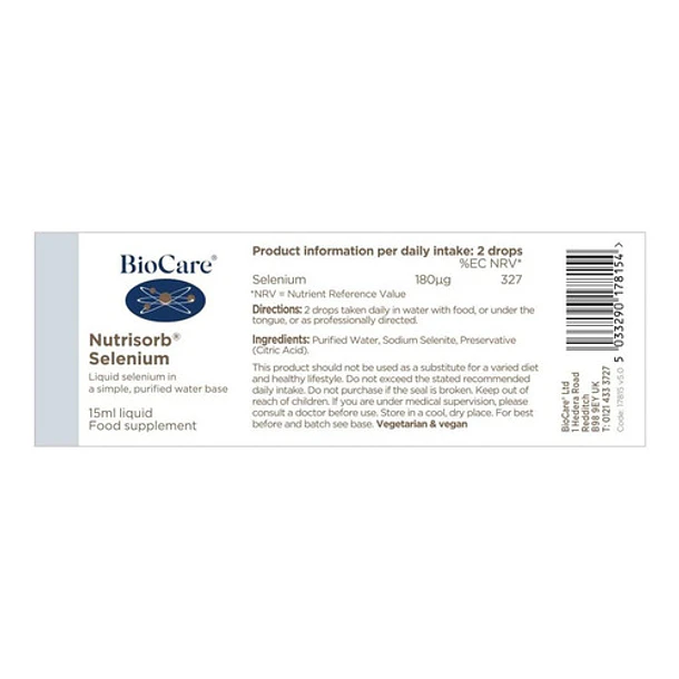 Biocare Selenium Líquido 15ml X2 Unidades 2