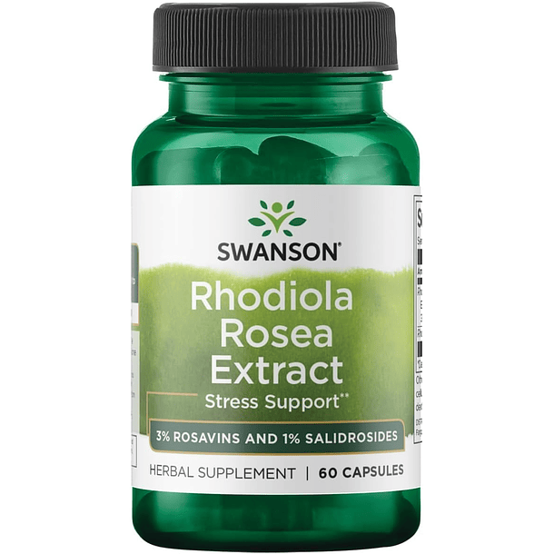 Swanson- Extracto de Rhodiola Rosea 60 capsulas  1