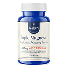 Karun Life Triple Magnesio Bisglicinato Citrato Taurato 400g N/a Sin Sabor 1