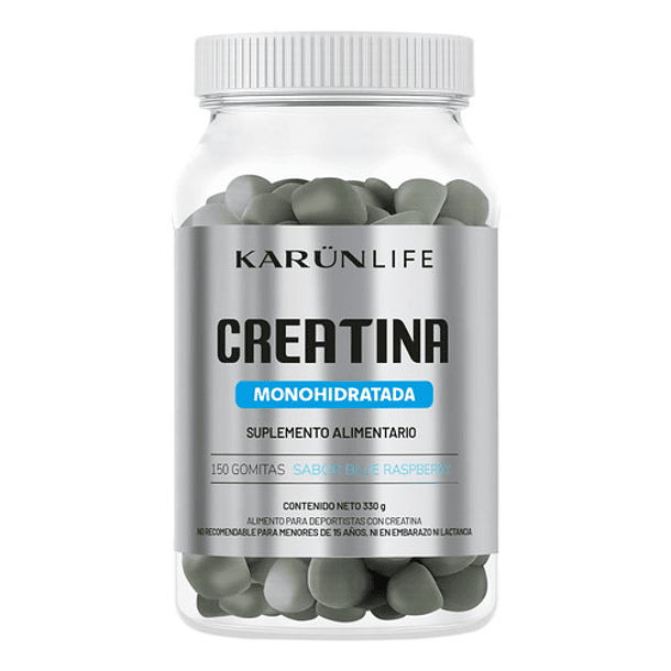 Karun Life - Creatina Monohidratada 330g 150 Gomitas Arándano 1