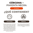 Karun Life - Curcuma + Pimienta 60 Cápsulas 500 Mg N/a 6