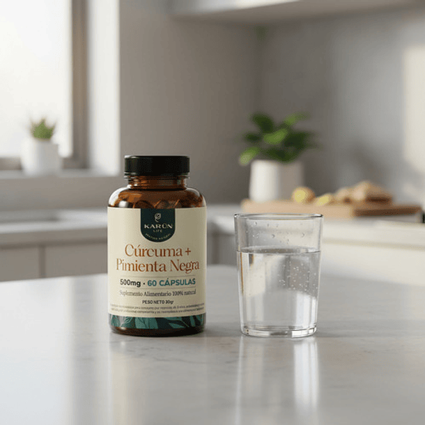 Karun Life - Curcuma + Pimienta 60 Cápsulas 500 Mg N/a 7