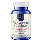 Astaxantina + Colágeno Hidrolizado Karun Life 30 Cápsulas Premium Sin Sabor 8