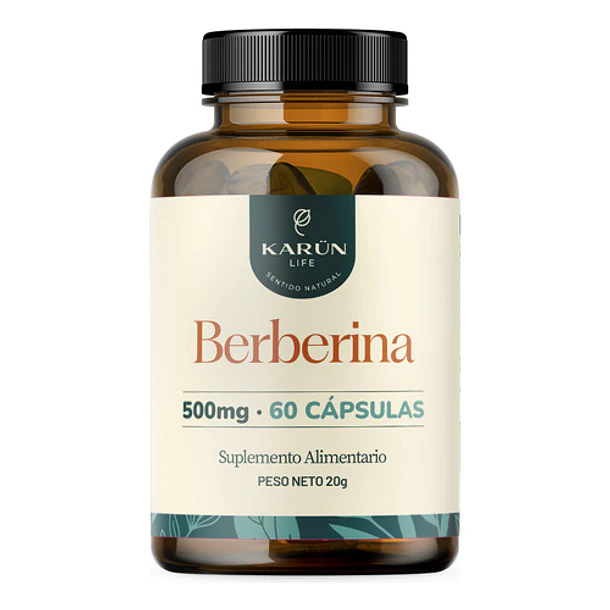 Berberina 60 Cápsulas Karun Life Sin Sabor 1