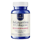 Astaxantina + Colágeno Hidrolizado Karun Life 30 Cápsulas Premium Sin Sabor 8
