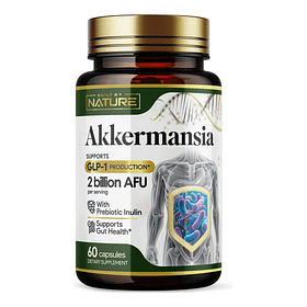 Nature - Akkermansia 2 Billiones De Afu 60 Cápsulas N/a