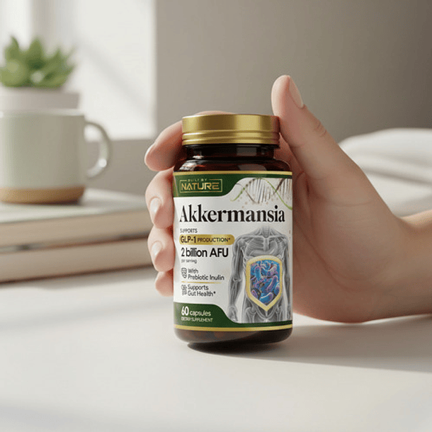 Nature - Akkermansia 2 Billiones De Afu 60 Cápsulas N/a 6