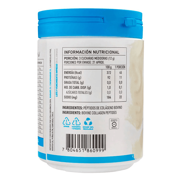 Manare - Péptidos De Colágeno En Polvo 600g N/a 3