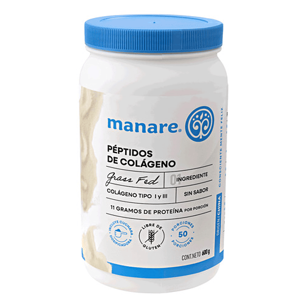Manare - Péptidos De Colágeno En Polvo 600g N/a 5