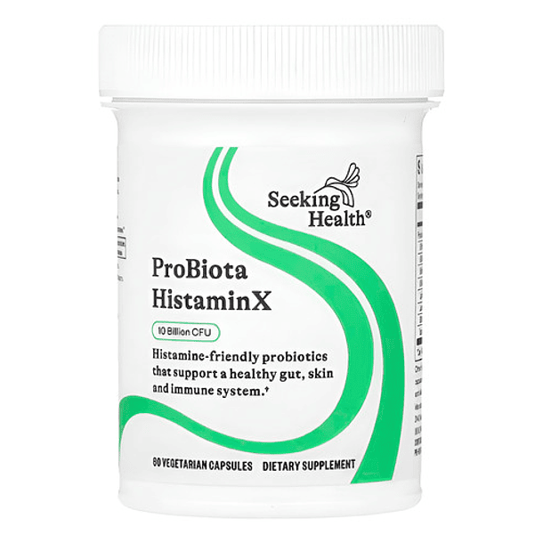 Seeking Health, Probiota Histamina, 60 Cápsulas Sin Sabor 2