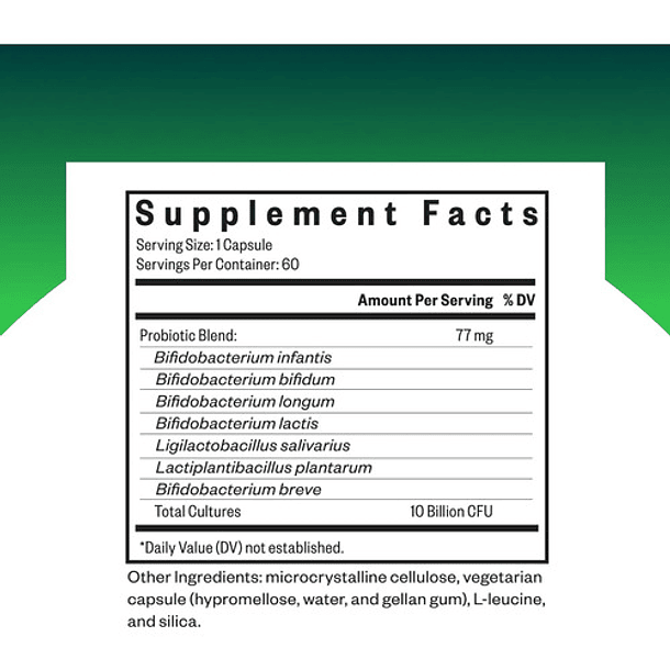 Seeking Health, Probiota Histamina, 60 Cápsulas Sin Sabor 3