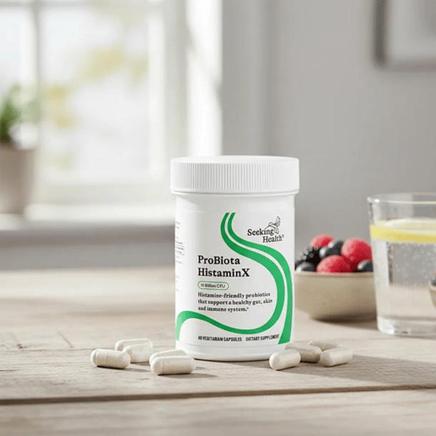 Seeking Health, Probiota Histamina, 60 Cápsulas Sin Sabor 5