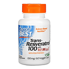 Doctor Best Trans Resveratrol C/ Resvinol 100 Mg 60 Cápsulas Sin Sabor 4