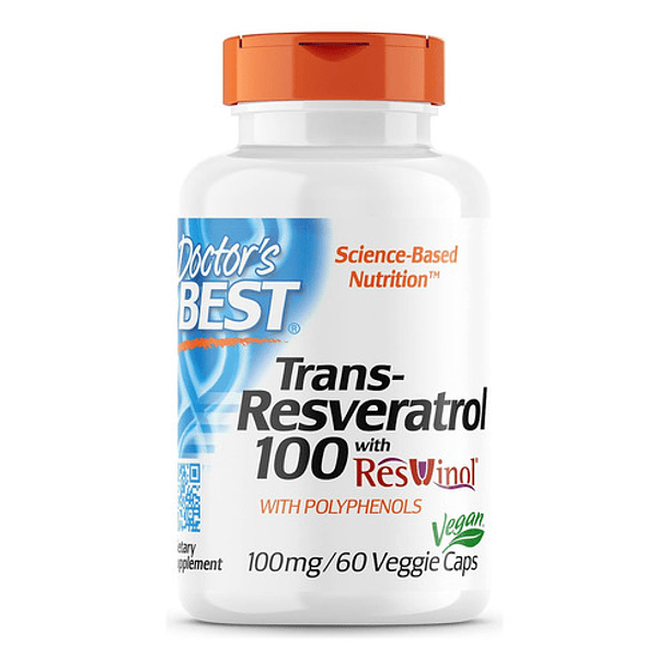 Doctor Best Trans Resveratrol C/ Resvinol 100 Mg 60 Cápsulas Sin Sabor 5