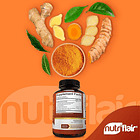 Turmeric Curcumin Ginger 2250mg (180 Cápsulas) Sin Sabor 5