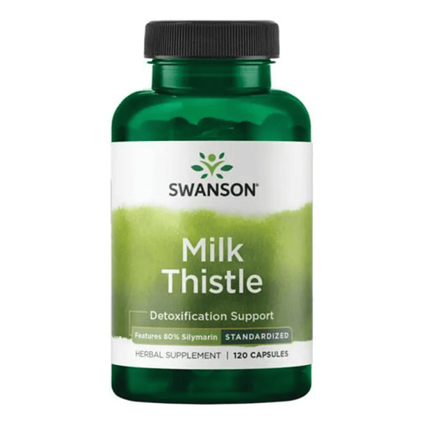 Milk Thistle Estandarizado 250 Mg X 120 Caps Cardo Mariano Sabor Neutro