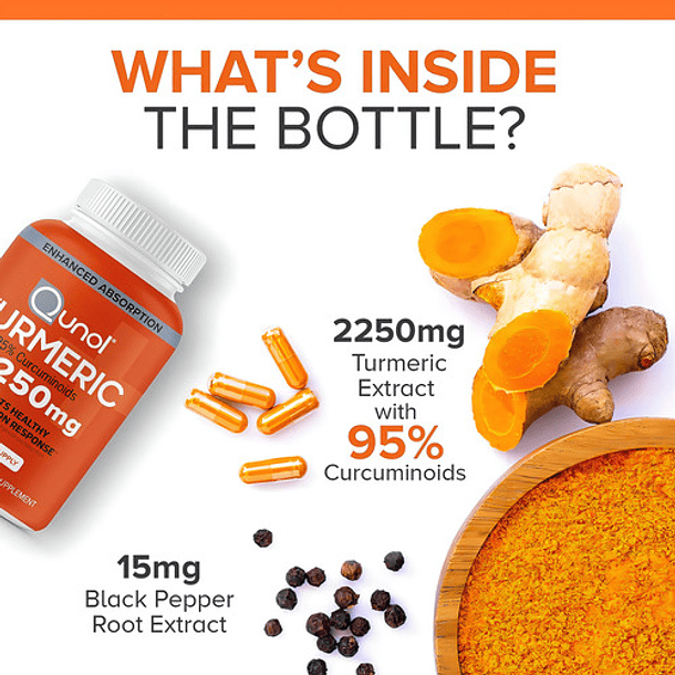 Qunol Turmeric Curcumin 2250mg Alta Potencia N/a 3