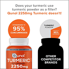 Qunol Turmeric Curcumin 2250mg Alta Potencia N/a 6