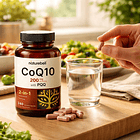 Suplemento Naturebell Coq10 Ubiquinona De 200 Mg Con Pqq 240 Sin Sabor 6