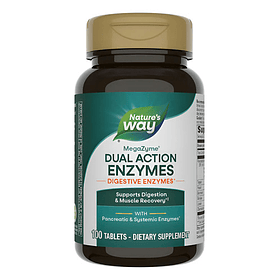 Natures Way Enzymas Digestivas Pancreáticas Y Sistémicas 100 Sin Sabor