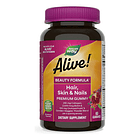 Natures Way - Cabello, Piel Y Uñas Gomitas Premium 60 Caps Fresa 1