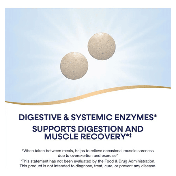 Natures Way Enzymas Digestivas Pancreáticas Y Sistémicas 100 Sin Sabor 3