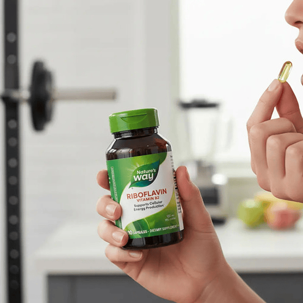 Natures Way - Riboflavina Vitamina B2 100mg 100 Capsulas N/a 3