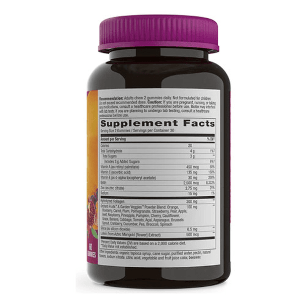 Natures Way - Cabello, Piel Y Uñas Gomitas Premium 60 Caps Fresa 7