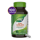 Natures Way - Zinc Chelate 30mg 100 Capsulas N/a 8