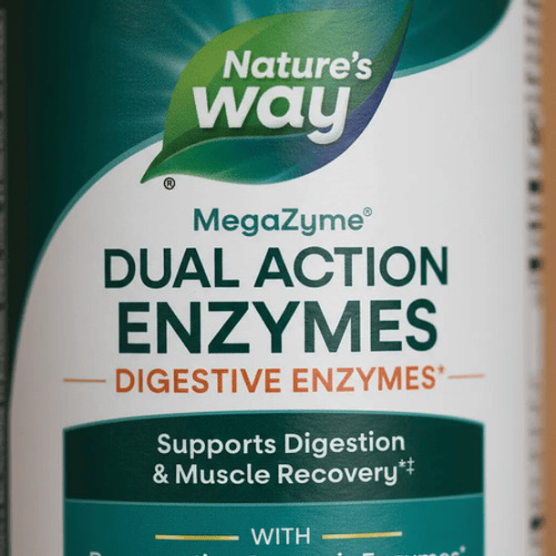Natures Way Enzymas Digestivas Pancreáticas Y Sistémicas 100 Sin Sabor 10