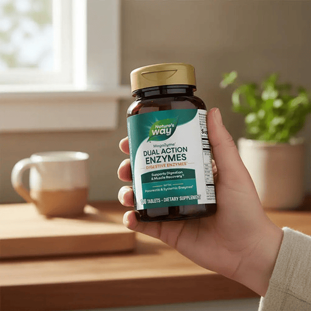Natures Way Enzymas Digestivas Pancreáticas Y Sistémicas 100 Sin Sabor 11