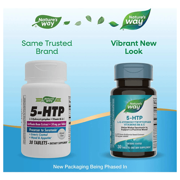 Natures Way - 5-htp + Vit C + B6 (30 Capsulas) N/a 3