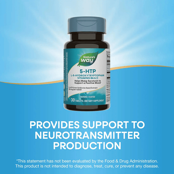 Natures Way - 5-htp + Vit C + B6 (30 Capsulas) N/a 8