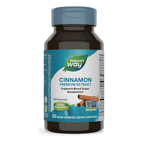 Natures Way - Extracto De Canela 60 Capsulas N/a