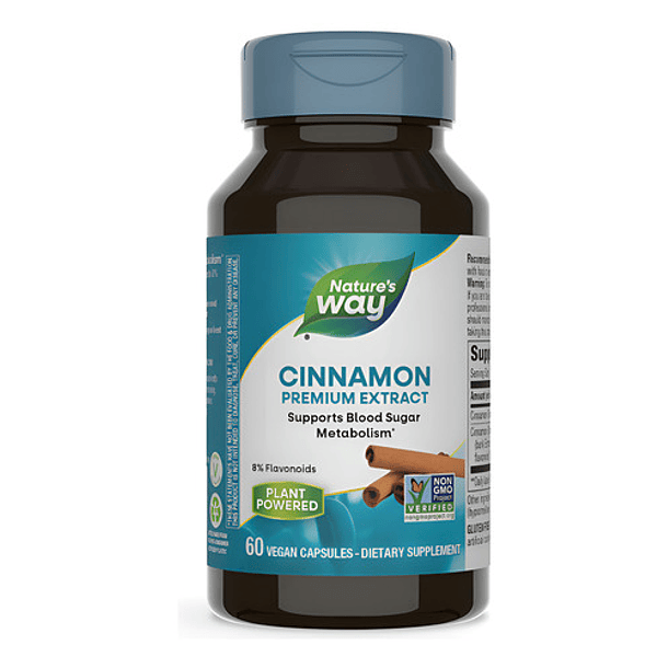 Natures Way - Extracto De Canela 60 Capsulas N/a 1