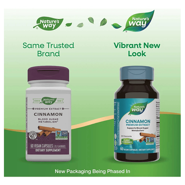 Natures Way - Extracto De Canela 60 Capsulas N/a 3