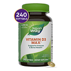 Natures Way - Vitamina D3 Max 5000ui 240 Capsulas N/a 5
