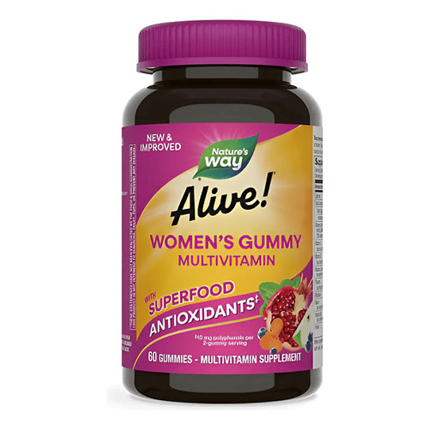Natures Way - Multivitamínico Para Mujeres Gomitas 60 Caps Bayas Mixtas 1
