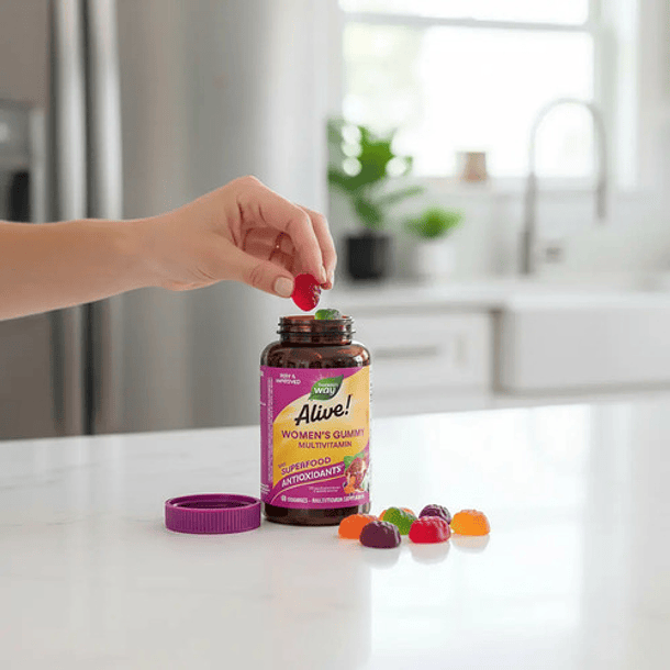 Natures Way - Multivitamínico Para Mujeres Gomitas 60 Caps Bayas Mixtas 4