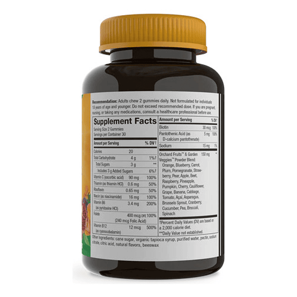 Natures Way Alive B-complex Complejo B Gomitas 60 Unidades Mango 5