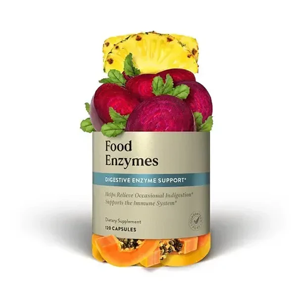 Natures Sunshine Food Enzymes Enzimas Apoyo Digestivo 120cap Neutro 2