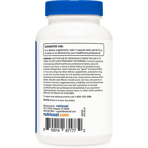 Nutricost DHEA 100mg 240 caps 3