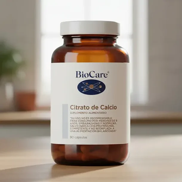Biocare  - Citrato De Calcio 90 Cápsulas N/a 8