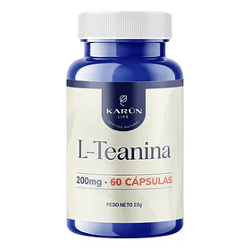 L- Teanina 60 Cápsulas Karun Life Sin Sabor